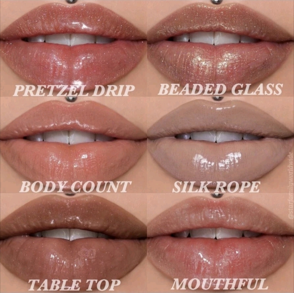 Jeffree Star Silk Rope Creamy Nude To Light Beige with Great Shine THE GLOSS NIB - Picture 2 of 10